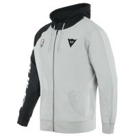 Dainese RACING SERVICE FULL-ZIP HOODIE pánská mikina šedá vel.XS